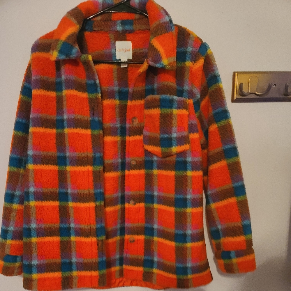 Colorful plaid jacket